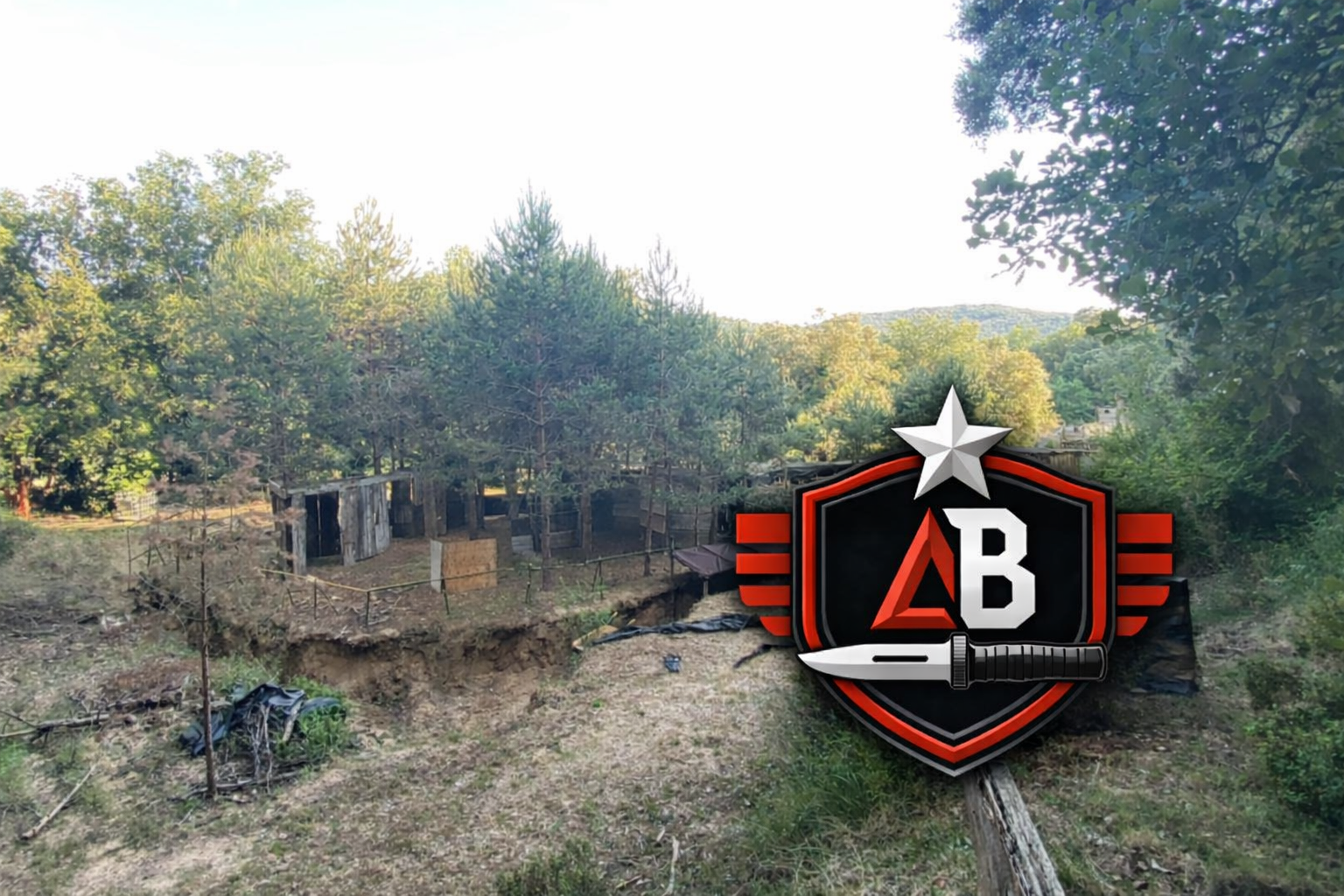Vista del campo de entrenamiento Delta Bravo